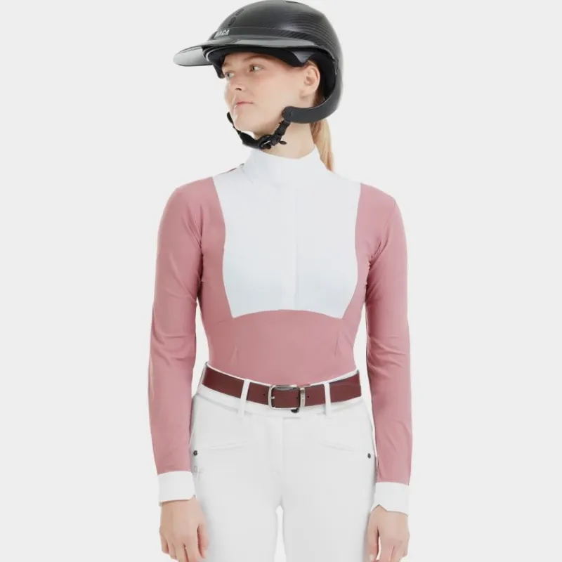 HORSE PILOT Chemise de concours Femme manches longues Monica -<Femme Concours Femme