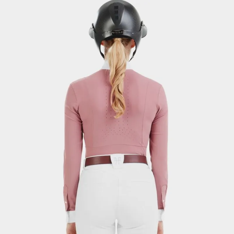 HORSE PILOT Chemise de concours Femme manches longues Monica -<Femme Concours Femme