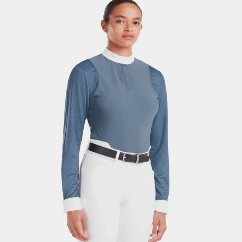 HORSE PILOT Chemise de concours femme manches longues Aerolight -<Femme Concours Femme
