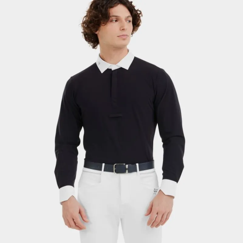 HORSE PILOT Chemise de concours homme manches longues Aerolight 24 -<Homme Concours Homme