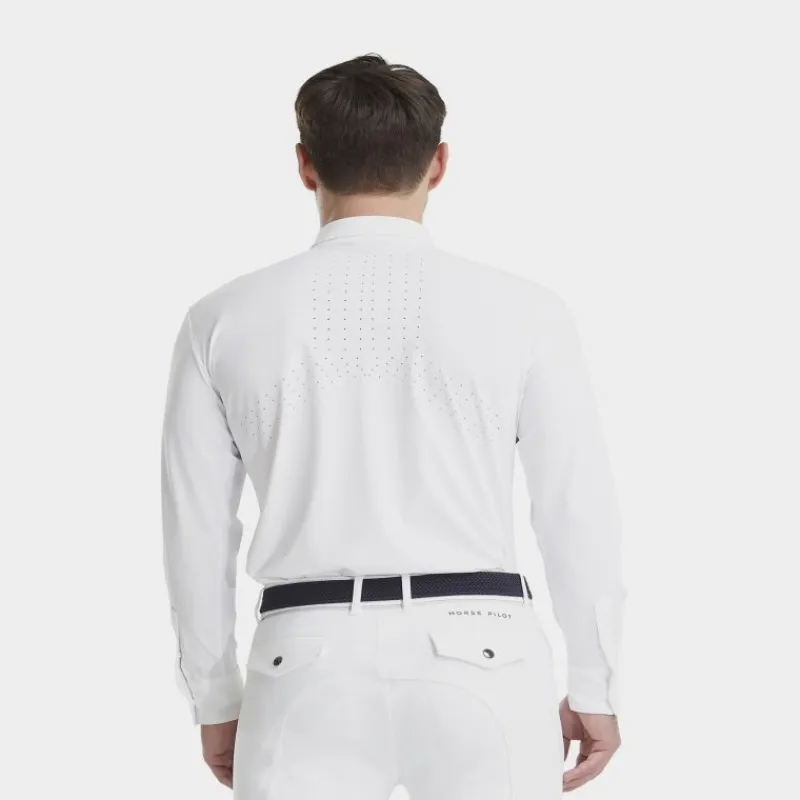 HORSE PILOT Chemise de concours homme manches longues Aerolight -<Homme Concours Homme