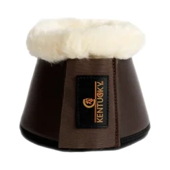 KENTUCKY HORSEWEAR Cloches cheval simili-cuir mouton synthétique - Kentucky< Cloches