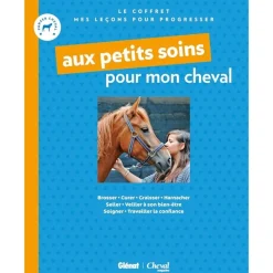 EQUIBOOKS Coffret : Aux petits soins pour mon cheval: Avoir un cheval à soi + Je prends soin de mon cheval - Glénat< Librairie Equibooks
