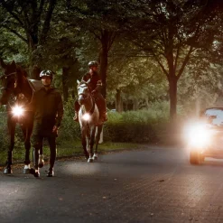 KAVALKADE Collier de chasse cheval balade et randonnée avec lampe Horselight -< Equipement De Randonnée