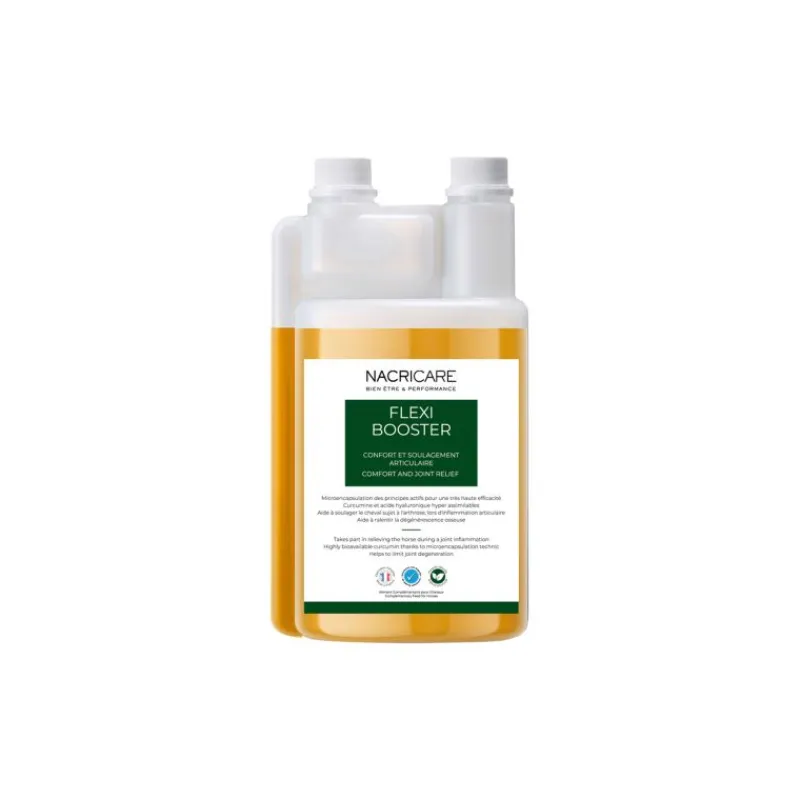 NACRICARE Complément arthrose et articulations cheval Flexi Booster -< Curcuma|Cheval Senior