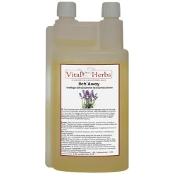 VITAL HERBS Complément liquide cheval démangeaisons 1L Itch'Away -< Complément Peau Cheval|Dermite Estivale Cheval
