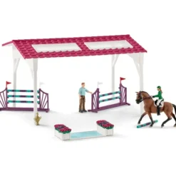 SCHLEICH Contrôle de condition physique avant le grand tournoi -< Horse Club Schleich