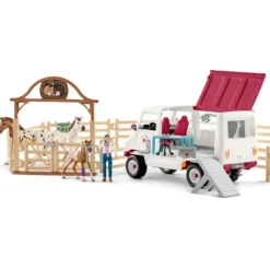SCHLEICH Contrôle de condition physique avant le grand tournoi -< Horse Club Schleich