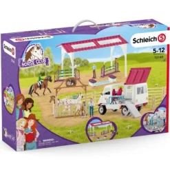 SCHLEICH Contrôle de condition physique avant le grand tournoi -< Horse Club Schleich