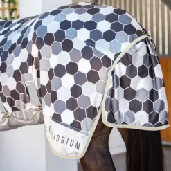 EQUILIBRIUM Couverture anti-dermite cheval intégrale Field Relief -< Masque Et Couverture Anti-Uv Cheval|Dermite Estivale Cheval