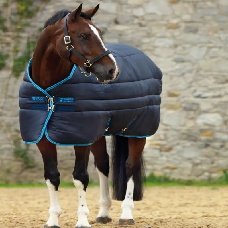 HORSEWARE Couverture écurie cheval avec couvre-cou 550 g Amigo Insulator Plus -< Couvertures De Box