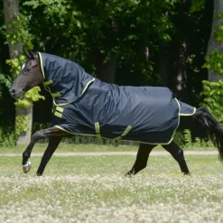 BUCAS Couverture extérieur cheval avec couvre-cou Oasis 900 deniers 200g -< Couvertures D'Extérieur Cheval