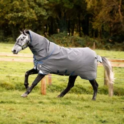 HORSEWARE Couverture extérieur cheval avec couvre cou Rhino Hexstop 250gr -< Couvertures D'Extérieur Cheval