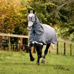 HORSEWARE Couverture extérieur cheval avec couvre cou Rhino Hexstop 250gr -< Couvertures D'Extérieur Cheval