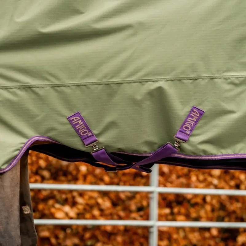 HORSEWARE Couverture extérieur cheval avec couvre-cou Amigo Hero Ripstop Lite 0g -< Couvertures D'Extérieur Cheval