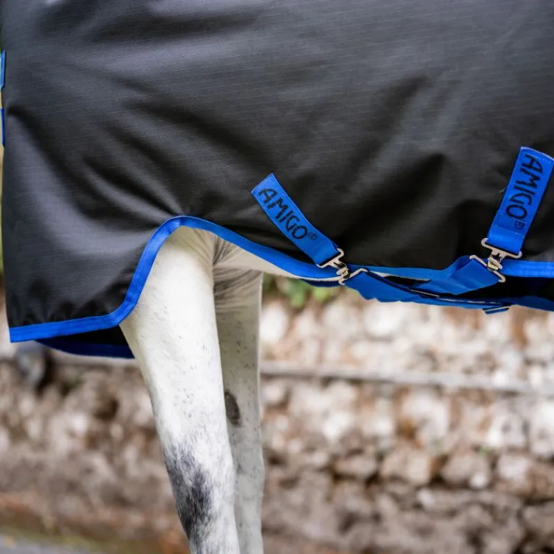 HORSEWARE Couverture extérieur poney Amigo Ripstop avec couvre-cou 50g 900 deniers -< Couvertures D'Extérieur Cheval