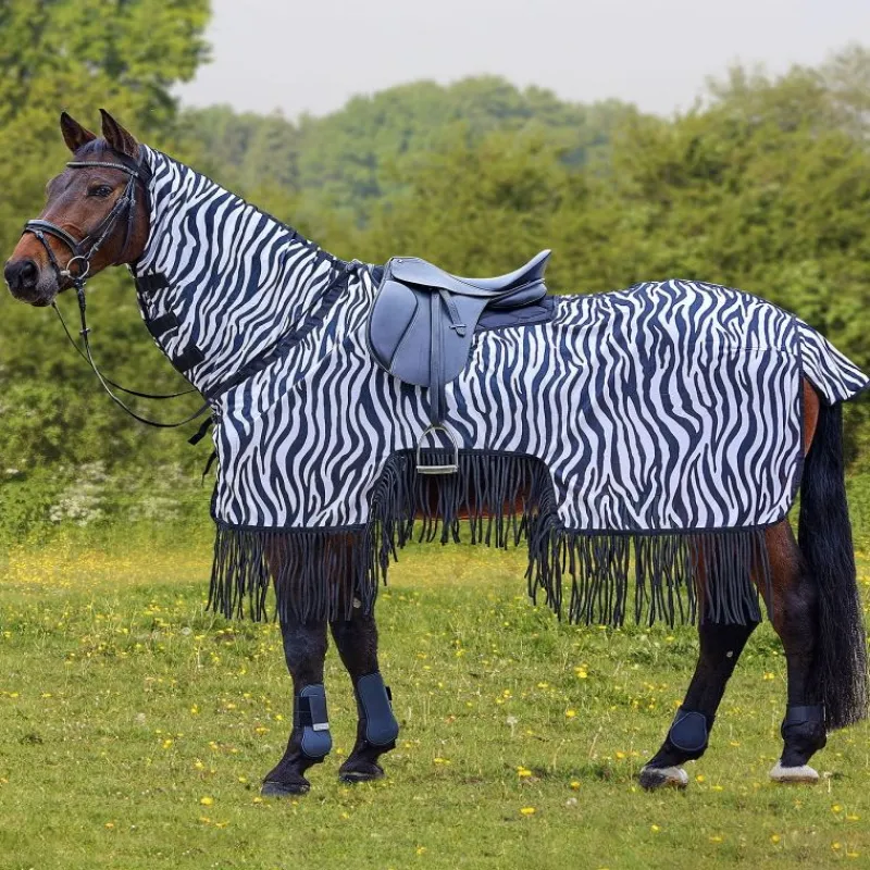 WALDHAUSEN Couvre reins anti-mouche cheval à franges -< Couvre-Reins Et Couvertures De Marcheur|Couvertures Anti-Mouche Cheval