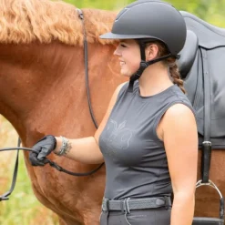 HARRY'S HORSE Débardeur équitation femme Strass Denici Cavalli -<Femme Tee-Shirts Et Polos Équitation Femme