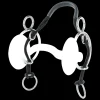 BERIS Dessous de muserolle pour Mors Combi Prime -< Mors Cheval