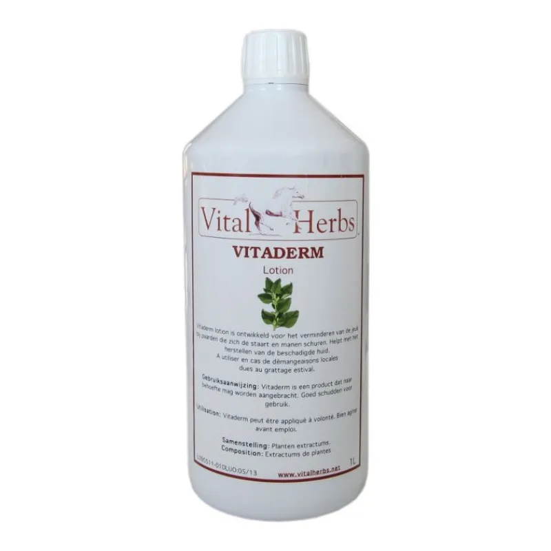 VITAL HERBS Démangeaisons estivales cheval Vitaderm Lotion -< Dermite Estivale Cheval|Dermite Estivale Cheval