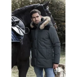 HORSEWARE Doudoune capuche amovible Homme -<Homme Blousons, Parkas Homme