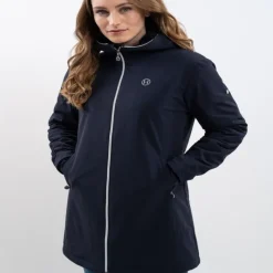 HARCOUR Doudoune longue Femme Abby -<Femme Equipement Froid Et Pluie|Veste Et Manteau Équitation Femme