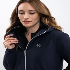 HARCOUR Doudoune longue Femme Abby -<Femme Equipement Froid Et Pluie|Veste Et Manteau Équitation Femme