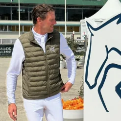 KEVIN STAUT COLLECTION Doudoune sans manches équitation Homme -<Homme Gilets Sans Manches Homme