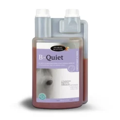 HORSE MASTER Déstressant cheval B Quiet 1 L -< Anti-Stress Cheval Non Dopant|Magnésium Cheval