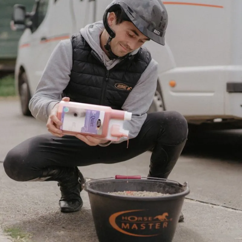 HORSE MASTER Déstressant cheval B Quiet 1 L -< Anti-Stress Cheval Non Dopant|Magnésium Cheval