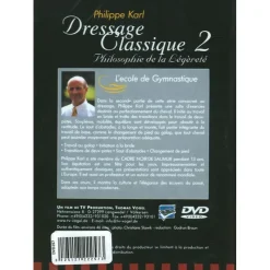 EQUIBOOKS DVD Philippe Karl Dressage Classique Volume 2 : L'école de gymnastique< Librairie Equibooks