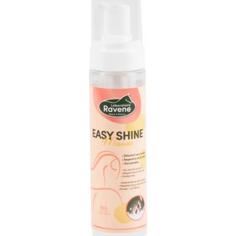 RAVENE Easy Shine Mouss - Nettoyant sec cheval -< Equipement Concours|Lustrant Démêlant Pour Chevaux