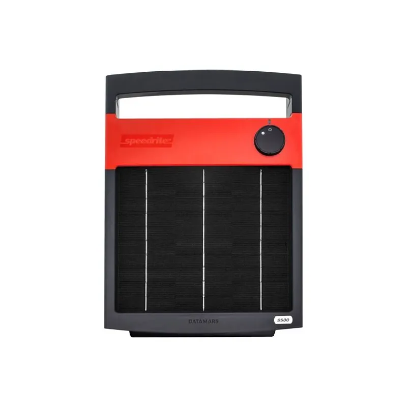 SPEEDRITE Electrificateur portable solaire clôture cheval S500 -< Électrificateur Clôture Cheval