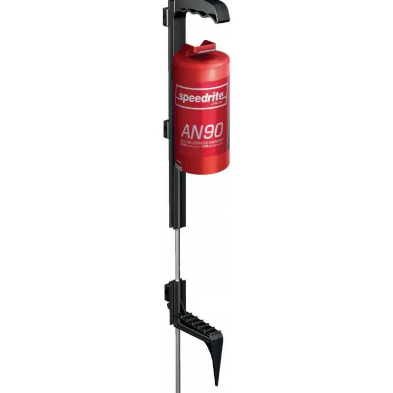 SPEEDRITE Electrificateur sur batterie clôture cheval AN90 12V avec pied -< Électrificateur Clôture Cheval