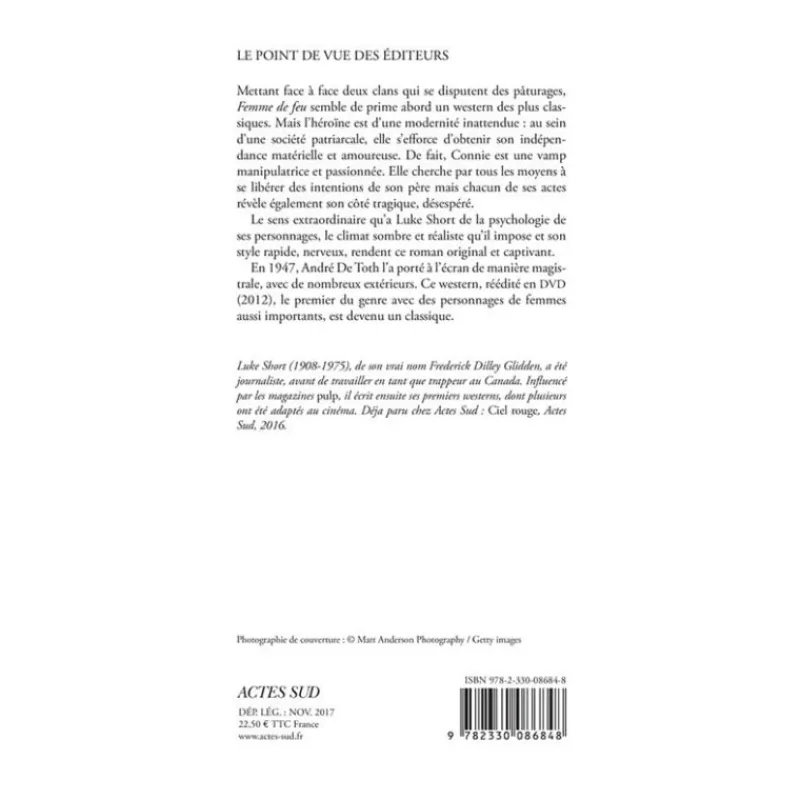EQUIBOOKS Femme de feu - Actes Sud< Librairie Equibooks