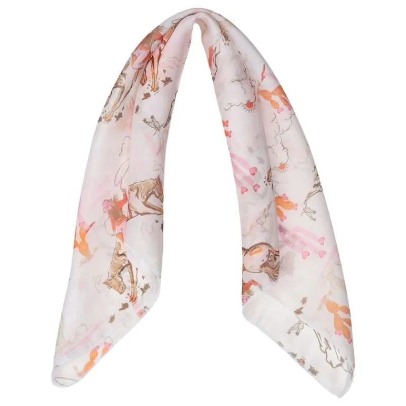 FABULHORSE Foulard satiné motif "western"< Idées Cadeaux|Casquettes, Écharpes, Bonnets