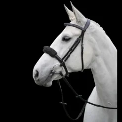 WALDHAUSEN Fourreau muserolle/têtière mouton synthétique -< Accessoires De Bridon Cheval