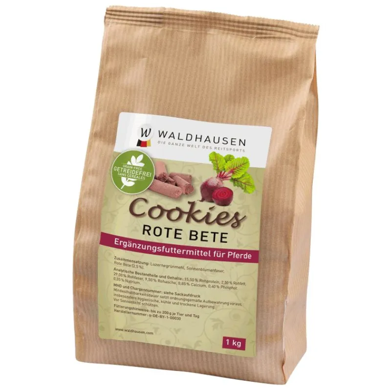WALDHAUSEN Friandises cheval sans céréales Cookies Betterave -< Friandises Sans Céréales|Friandises Cheval