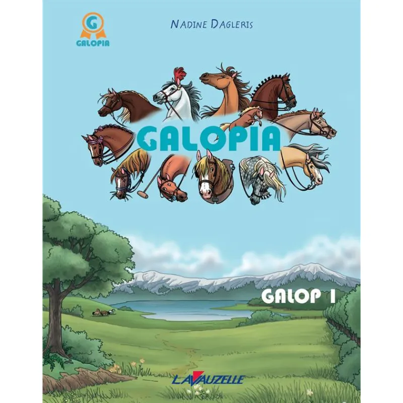 EQUIBOOKS Galopia mon cahier Galop 1 - Lavauzelle< Librairie Equibooks