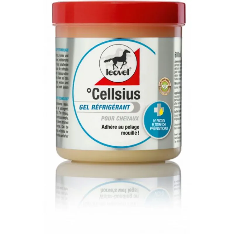 LEOVET Gel refroidissant tendons cheval Cellsius 600 ml -< Baume Et Gel Refroidissant Cheval