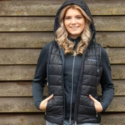 HARRY'S HORSE Gilet sans manches équitation femme Just Ride Retro -<Femme Gilets Sans Manches Équitation Femme