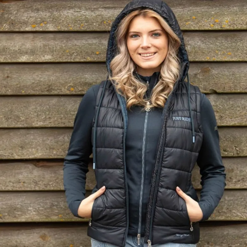 HARRY'S HORSE Gilet sans manches équitation femme Just Ride Retro -<Femme Gilets Sans Manches Équitation Femme