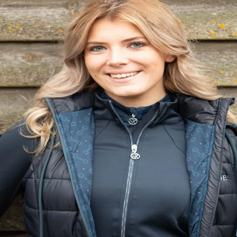 HARRY'S HORSE Gilet sans manches équitation femme Just Ride Retro -<Femme Gilets Sans Manches Équitation Femme