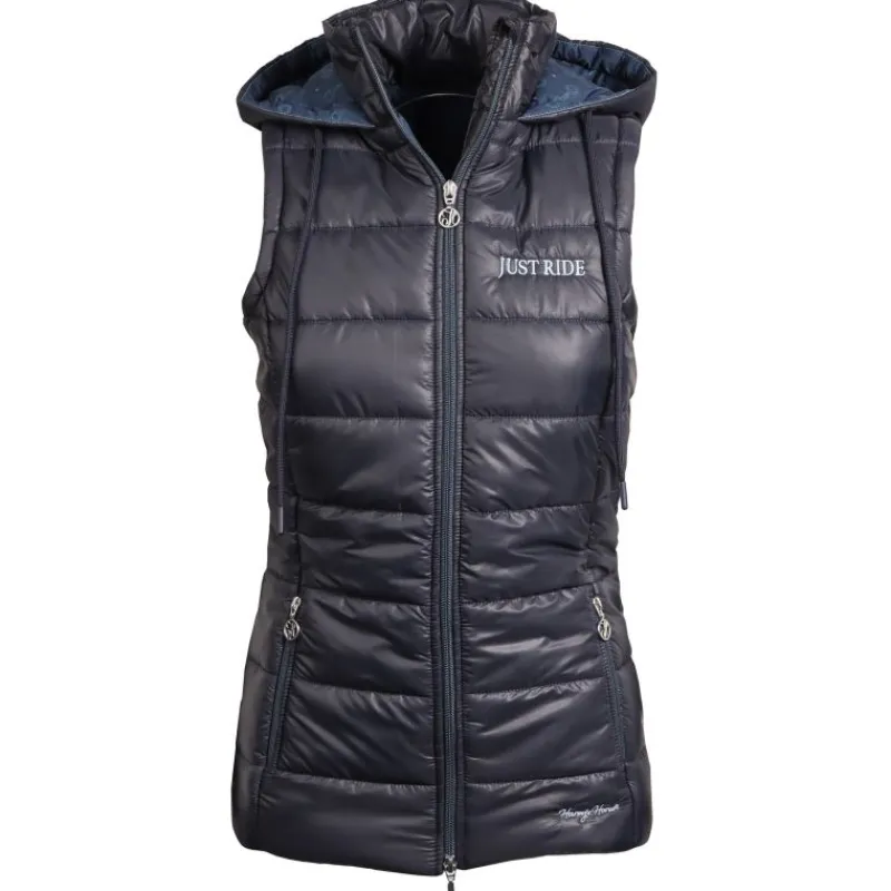 HARRY'S HORSE Gilet sans manches équitation femme Just Ride Retro -<Femme Gilets Sans Manches Équitation Femme