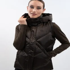 HARCOUR Gilet sans manches équitation Femme Auxane -<Femme Cavalière Urbaine|Gilets Sans Manches Équitation Femme
