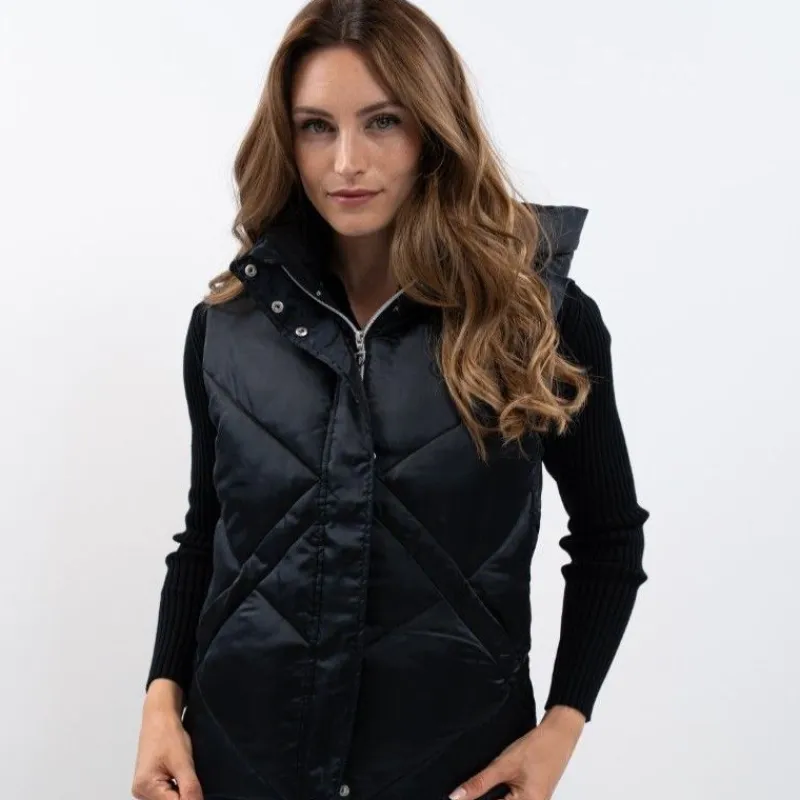 HARCOUR Gilet sans manches équitation Femme Auxane -<Femme Cavalière Urbaine|Gilets Sans Manches Équitation Femme