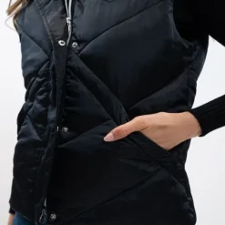 HARCOUR Gilet sans manches équitation Femme Auxane -<Femme Cavalière Urbaine|Gilets Sans Manches Équitation Femme