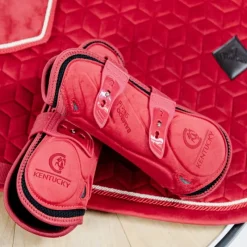 KENTUCKY HORSEWEAR Guêtres cheval Bamboo Elastic Velvet - Kentucky< Protège-Tendons
