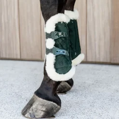 KENTUCKY HORSEWEAR Guêtres cheval Bamboo Elastic Velvet mouton - Kentucky< Protège-Tendons