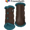 MATTES Guêtres de dressage cheval doublées en mouton postérieurs personnalisables -< Guêtres Postérieures